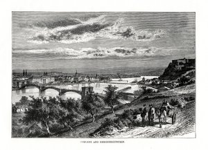 Koblenz and Festung Ehrenbreitstein, Germany