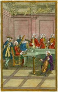 Concert / Copper Engraving 18th Century