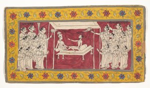 Krishna with an Ascetic