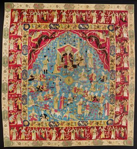 Carpet - so-called Persian Carpet (Safavid Appliqué Wall Carpet)