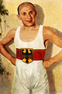 Kurt Leucht, German bantamweight wrestling champion by Unbekannt