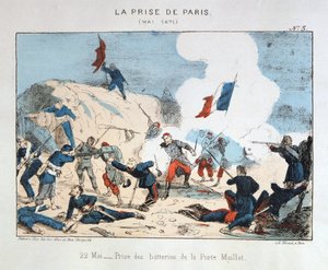 The Capture of Paris, 22 May 1871 by Unbekannt