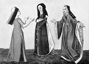 Ladies costume, early 16th century