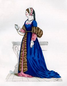Lady from the Court of Francis I of France by Unbekannt