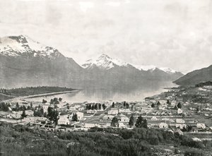 Lake Wakatipu and the mountains, Queenstown, New Zealand