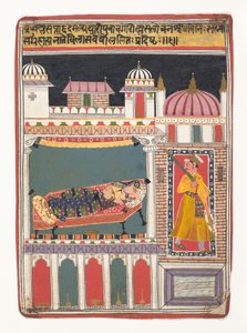 Lalit Ragini: Folio from a Ragamala Series (Garland of Musical Modes) by Unbekannt
