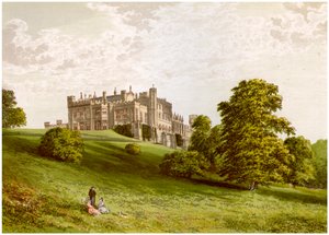 Lambton Castle, County Durham, home of the Earl of Durham by Unbekannt