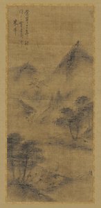 Landscape: Mountain Peaks and Stream, Ming Dynasty by Unbekannt