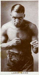 Larry Gains, Canadian Boxer by Unbekannt