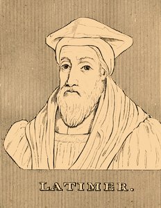 Latimer, c1487-1555, 1830 by Unbekannt