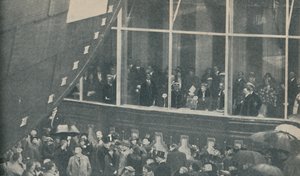 Launching of Giant New British Liner the RMS Queen Mary