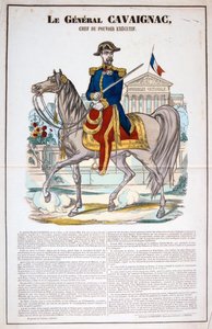 Le General Cavaignac, 28 June 1848, France by Unbekannt