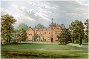 Lea, Lincolnshire, home of Baronet Anderson, c1880 by Unbekannt