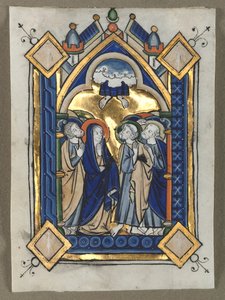 Leaf Excised from a Psalter: The Ascension by Unbekannt