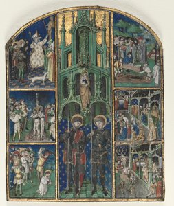 Leaf from the Hours of Duke Louis of Savoy: Saints Nereus and Achilleus by Unbekannt