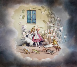 Alice in Wonderland, magic lantern by Unbekannt