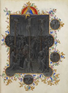 Les Très Riches Heures du Duc de Berry, Folio 153r - The Death of Christ