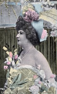 Lidia, vintage French postcard by Unbekannt