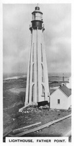 Lighthouse, Father Point, Quebec, Canada, c1920s by Unbekannt