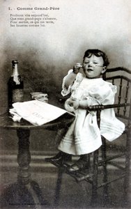 Like Grandfather, French Postcard by Unbekannt