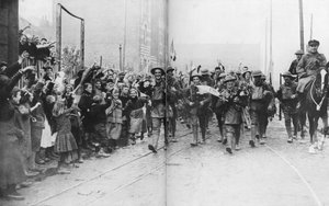 Lille Being Liberated by the British, France, 17 October 1918 by Unbekannt