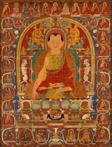 Lineage Portrait of an Abbot by Unbekannt