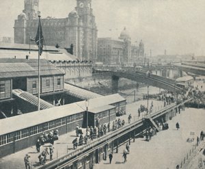 Liverpool Landing Stage is one of the most interesting river fronts in Great Britain