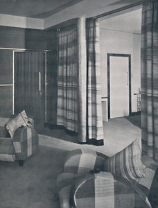 Living-room in a London house, designed by Raymond McGrath, 1936 by Unbekannt