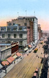 Looking North Along Third Street, Portland, Oregon, USA, c1900s by Unbekannt