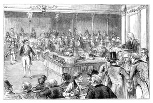 Lord John Russell 1792-1878 introducing the Reform Act of 1832