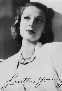 Loretta Young, American Actress by Unbekannt
