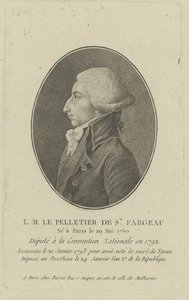 Louis-Michel Le Peletier, Marquis de Saint-Fargeau by Unbekannt