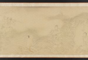 Luohans Crossing Land and Sea by Unbekannt