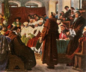 Luther at the Diet of Worms, 1521, 1936 by Unbekannt