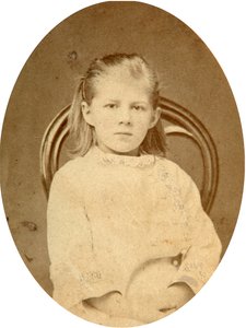 Lyubov Dostoyevskaya, Daughter of the Author Fyodor Dostoevsky, 1870s by Unbekannt