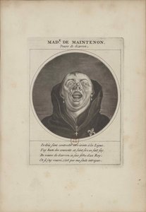 Madame de Maintenon Disguised as a Monk, ca 1690 by Unbekannt