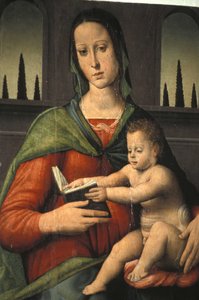 Madonna and child, 15th century, Piersanti museum, Matelica, Marche, Italy by Unbekannt