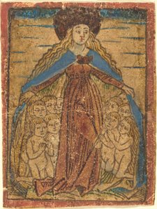 Madonna as Protectress by Unbekannt
