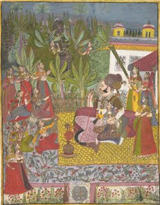 Maharaja Bijay Singh in His Harem