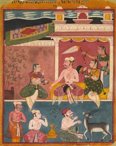 Malkaus Raga, from Ragamala, c. 1610