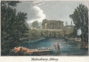 Malmsbury Abbey, 19th century by Unbekannt