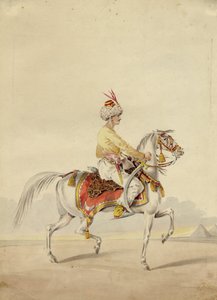 Mamluk on Horseback, ca 1825 by Unbekannt