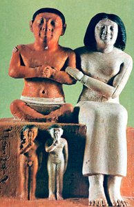 Man and Woman Figurine, Statue, Egypt