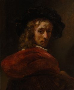 Man in a Red Cloak by Unbekannt