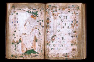 Manche No. 067, Ville de Mortain, Treasure of the Collegiate Church of Saint Evroult, Gospel Book of the 10th Century by Unbekannt