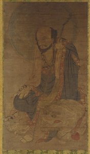 Manjusri and His Lion, Ming dynasty, 1368-1644 by Unbekannt