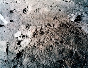 Manned Space Flight, USA, Apollo 17 Orange Soil on the Moon by Unbekannt