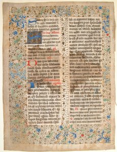 Manuscript Leaf from a Missal by Unbekannt