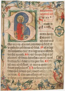Manuscript Leaf from a Missal, late 15th century by Unbekannt