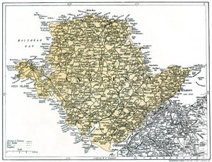 Map of Anglesey by Unbekannt